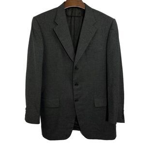 CORNELIANI Dark Grey Sport Coat Wool Cashmere Blazer Jacket Family Britches‎ 52
